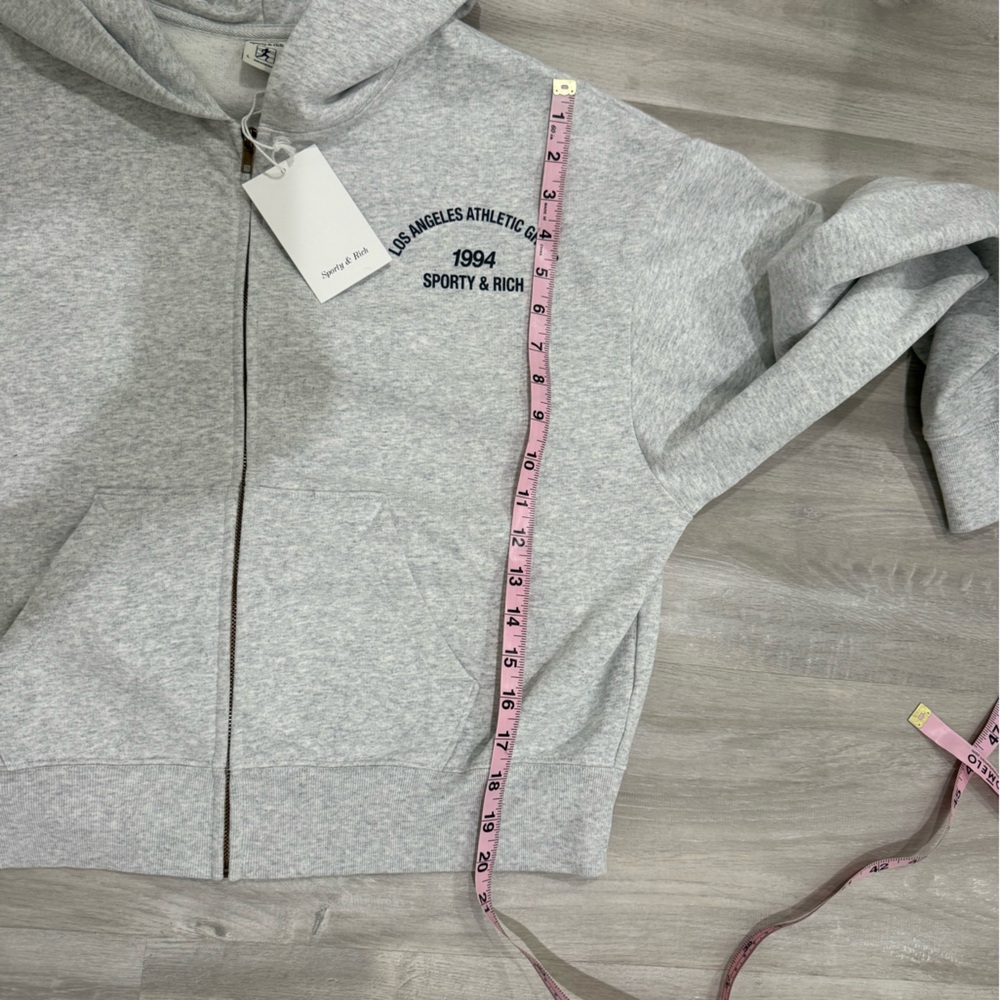 NEW Sporty and Rich 1994 Los Angeles Grey Hoodie Large - Picture 8 of 8